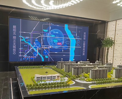 北京P2室內(nèi)樓盤地鐵廣告LED電子顯示屏