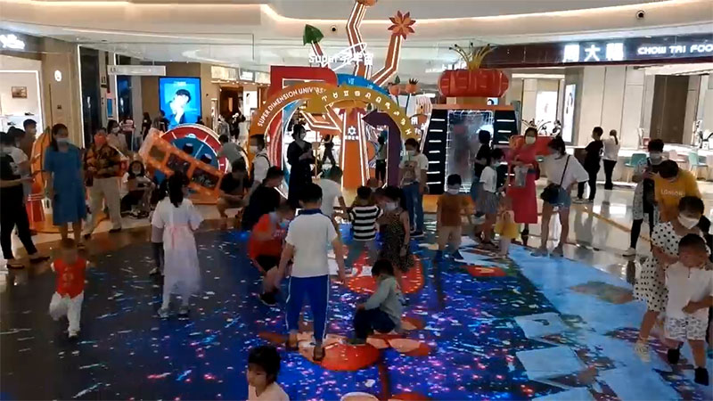 國慶假期什么樣LED地磚屏能吸引更多游客呢？(圖1)